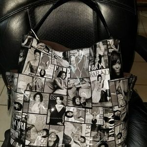 Black/white two in one Mrs Obama pocketbooks